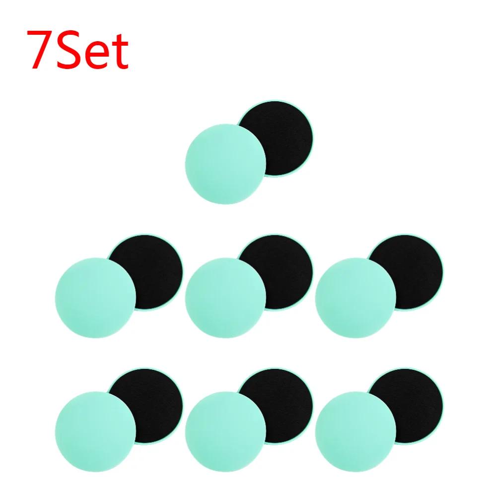 2Pcs Exercise Sliding Plate Dual Sided Yoga Gliding Discs Portable Abdominal Core Training Plate for Body Muscle Workout