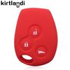 silicone key cover holder key case for Renault Clio 3 Logan 2 Dacia Duster sandero stepway Lada Largus for Nissan Almera terrano