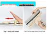 Large Absorbent Sponge Mop with Stainless Steel Handle - No-Hand-Wash Design