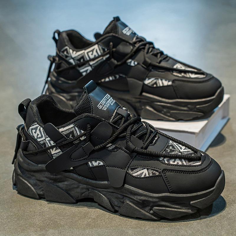 

Summer men s shoes new breathable shoes men s sports shoes trendy versatile platform casual running dad shoes trendy shoes 44