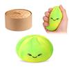 Squishy Dumpling Steamer Bun Crystal Slow Rebound Squeeze Stress Relief Toy Food Shape Fidget Fun Gifts Ornament