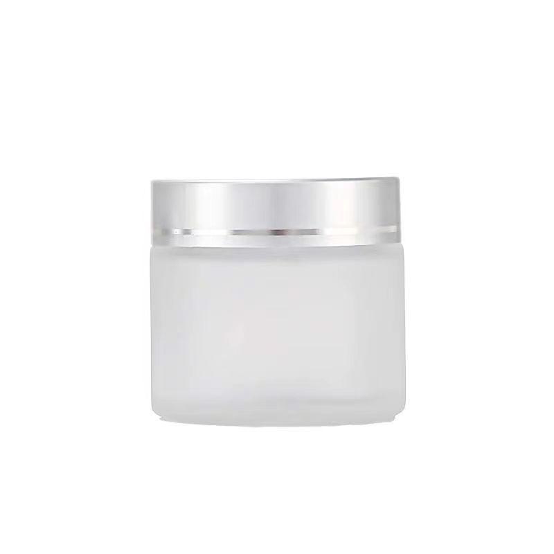 Láhev z matného skla na oční, pleťový krém a masku (5g-100g)