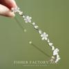 TikTok Opal Rhinestone Korean Alloy Fine Pearl Headband Fashion Headband Hairpin Hair Accessories