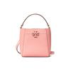 TB McGraw Series Pebbled Leather Bucket Bag Small Women Bags Pink 74956-651