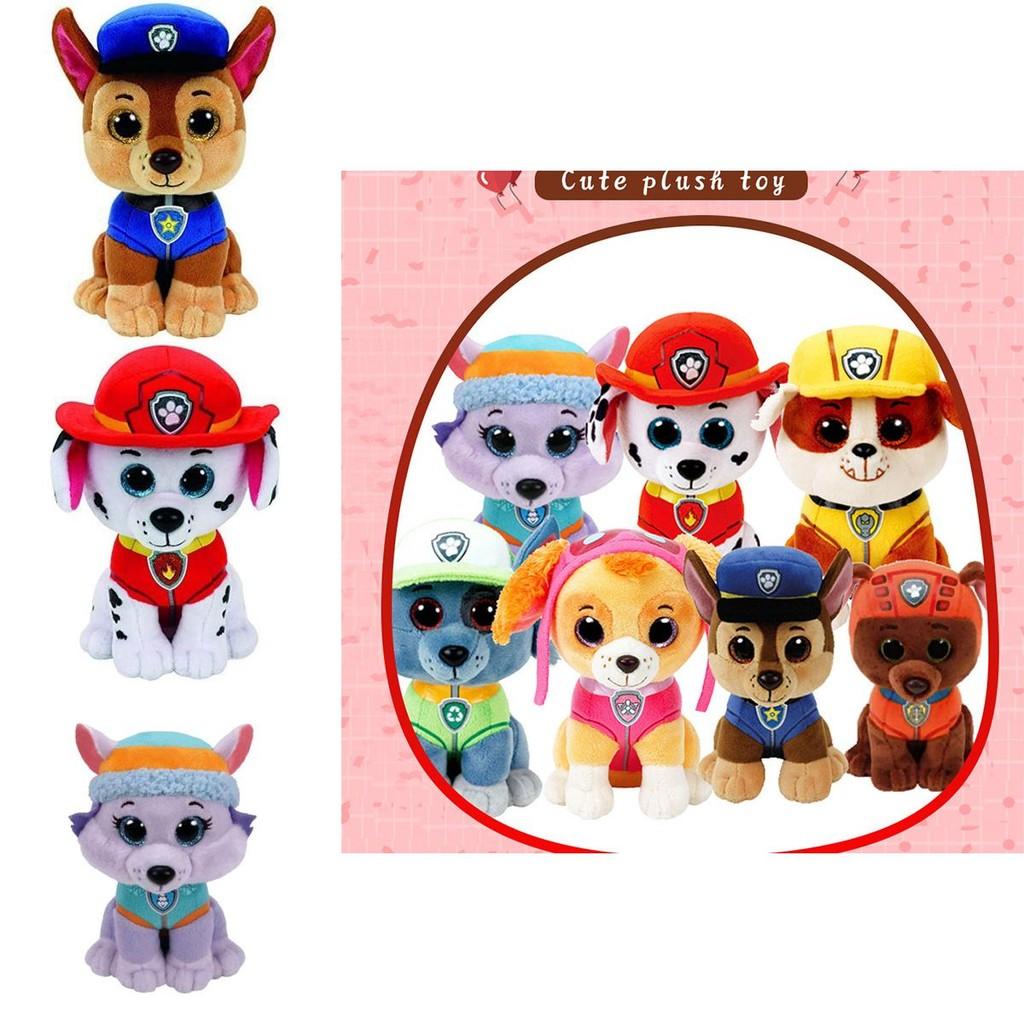 Adorable Paw Patrol Dog Plush Toy Featuring Beloved Characters Marshall Rubble Chase Rocky