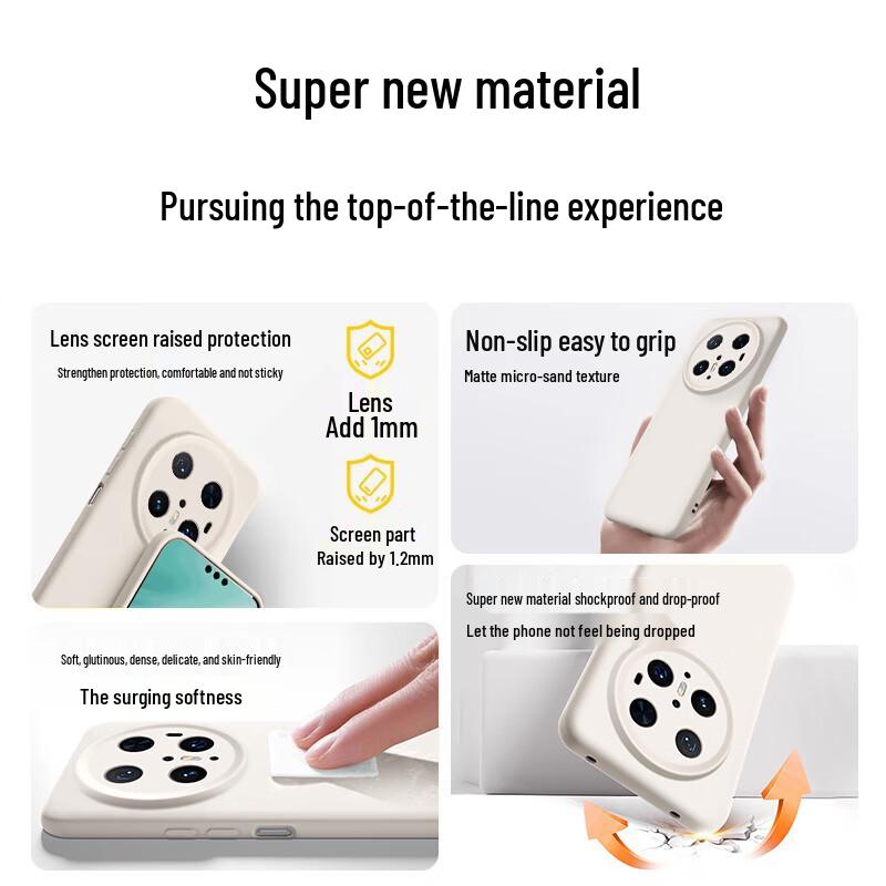 NEYAA Full-Coverage Liquid Silicone Phone Case for Huawei Pura & Mate Series