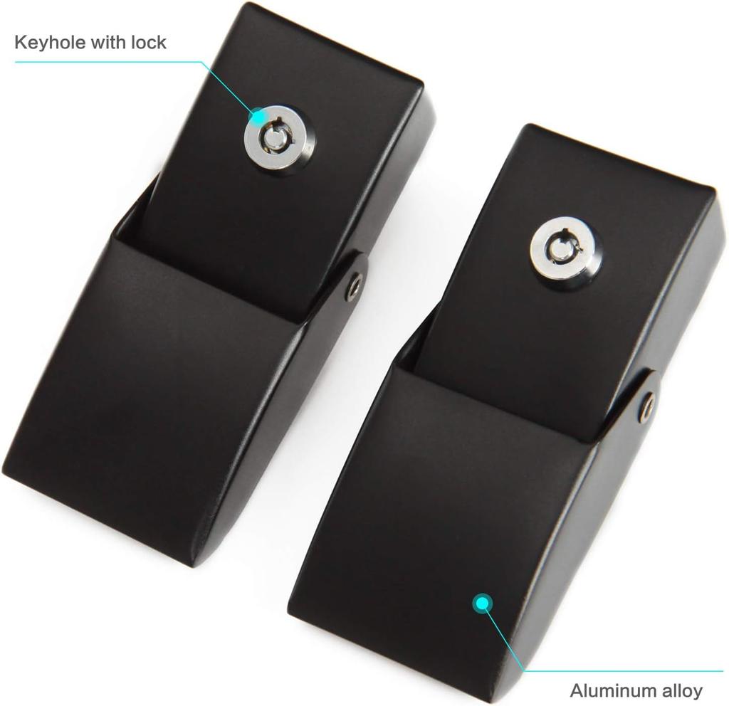 Car Engine Lock Hood Latch Catch With Key for Jeep Wrangler JK JL 2007 Up for Jeep Gladiator JT 2018 Up Accessories