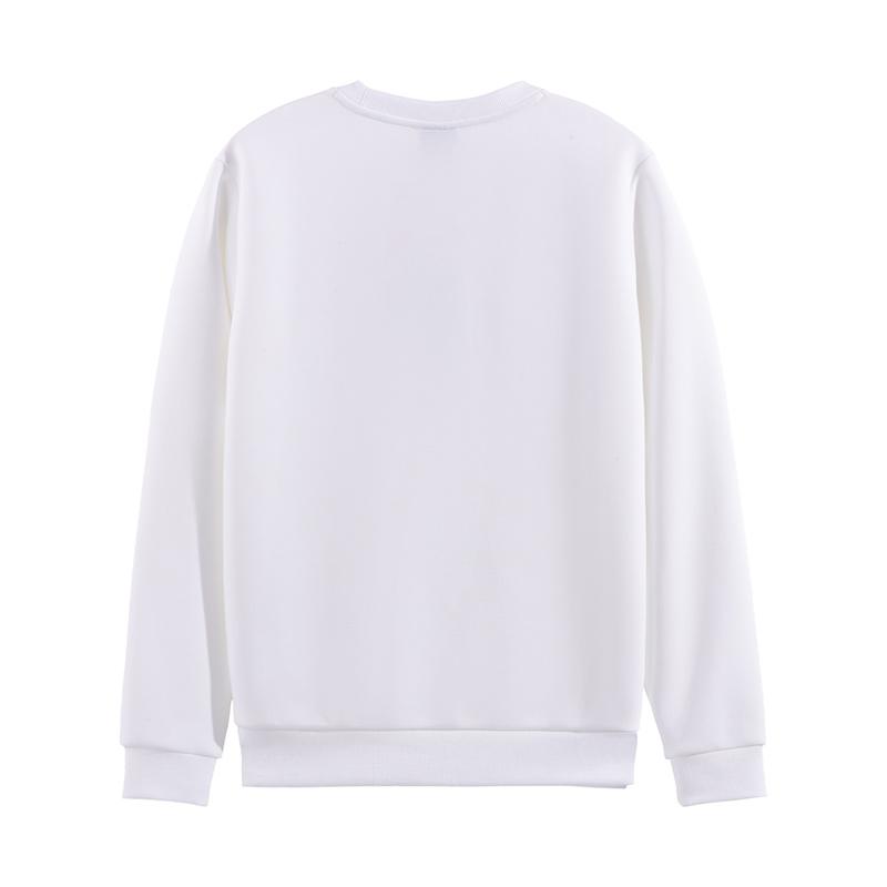 Li Ning Sweatshirts Unisex White Crew Neck Moderate Regular AWDVG93-2