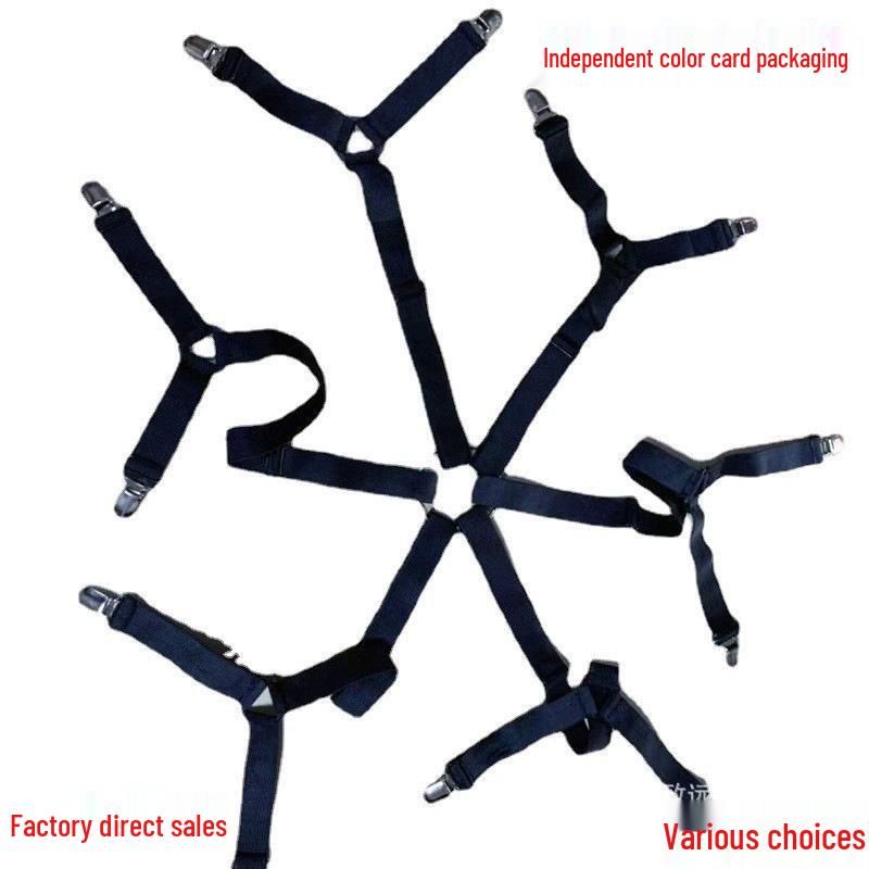 

Регулируемый 6-сторонний фиксатор для простыни с 12 зажимами – Противоскользящий и надежный захват 6-way 12-clip Round Ring