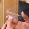 10PCS MILEQEE oboustranná lepicí podložka 60 mm x 60 mm Instalace silné podložky, výstupní čtvercový průhledný lepicí tmel, odnímatelná nano gelová podložka bez stopy, lepidlo
