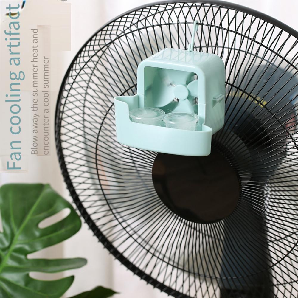 6pcs Portable Fan Cooling Accessory Set - Rapid Cooling, No Power Source Needed, Suitable for Handheld and Floor Fans, Oscillating Design