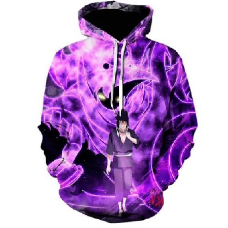 Anime Naruto Series 3D Printed Hooded Sweatshirt Young Men