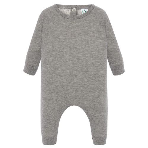 JHK Baby Melange Long-Sleeved Playsuit