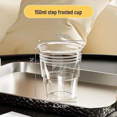 Disposable Transparent Stepped Plastic Cups