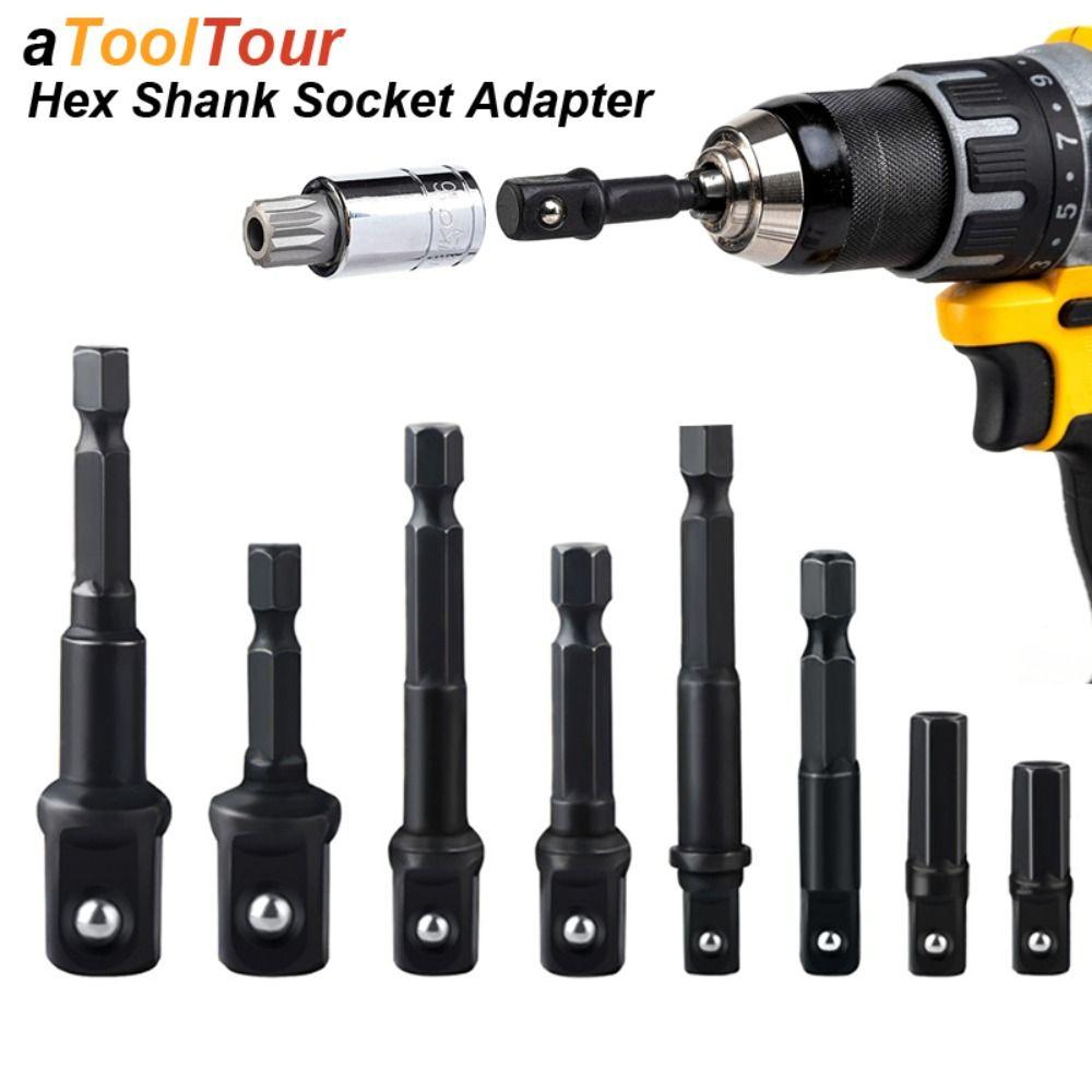

3/8 Pcs Hex Shank Driver Adapter Drill Bits Drill Adapter Power Tool Accessary 3pcs long