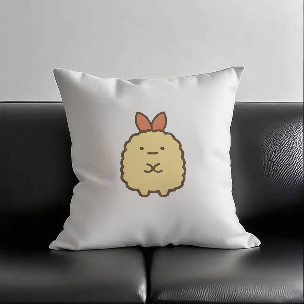 1pc Cute Cartoon Sumikko Gurashi Pillow Case Fashion Square Pillowcase Bedroom Sofa Room Ins Decoration Leisure