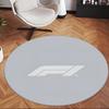 Formula 1 (28) Round Office Rug Decorative Floor Rug for Office Bedroom Living Room and Home Space
