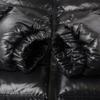 Moncler BADYFUR Shiny Nylon Short Down Jacket Jacket 0 blackUsed