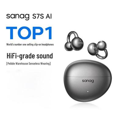 SANAG S7S AI Open-Ear Clip Bluetooth Headset