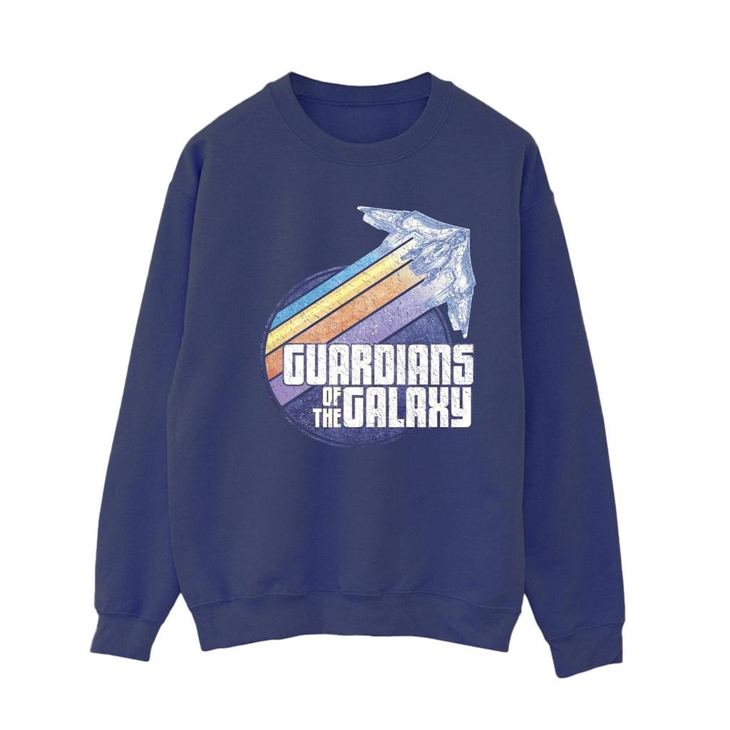 Guardians Of The Galaxy Damen/Damen Abzeichen Rakete Sweatshirt
