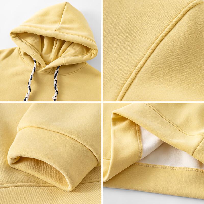 Izzue Women's Brush Embroidery Fleece-Lined Hoodie