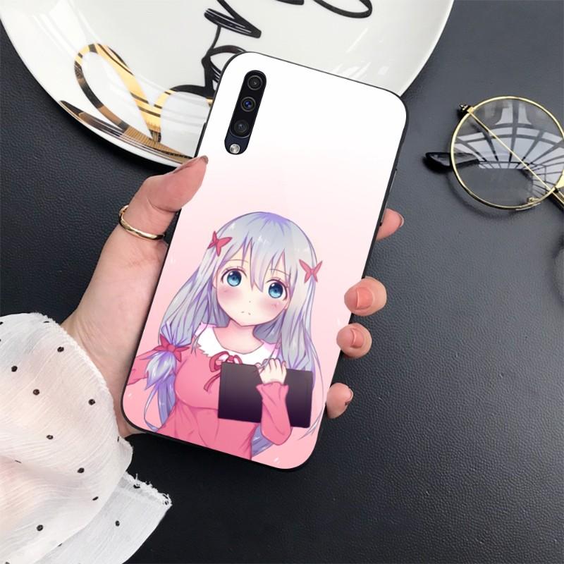 Pouzdro na telefon Eromanga Sensei Manga Anime pro Samsung A32 A51 A52 NOTE 10 20 S10 S20 S21 S22 Pro Ultra černé PC skleněné pouzdro na telefon