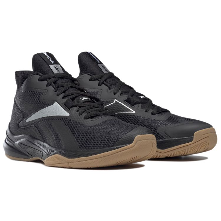 Reebok More Buckets Black White Men Sneakers Silver-Metallic Footwear-White GY5470