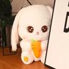 New 304050Cm Kawaii Bunny Dolls Lovely Long Ear Rabbit Plush Toys Stuffed Soft Animal Pillow Girls Kids Birthday Xmas Gifts