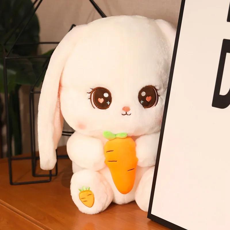 New 304050Cm Kawaii Bunny Dolls Lovely Long Ear Rabbit Plush Toys Stuffed Soft Animal Pillow Girls Kids Birthday Xmas Gifts
