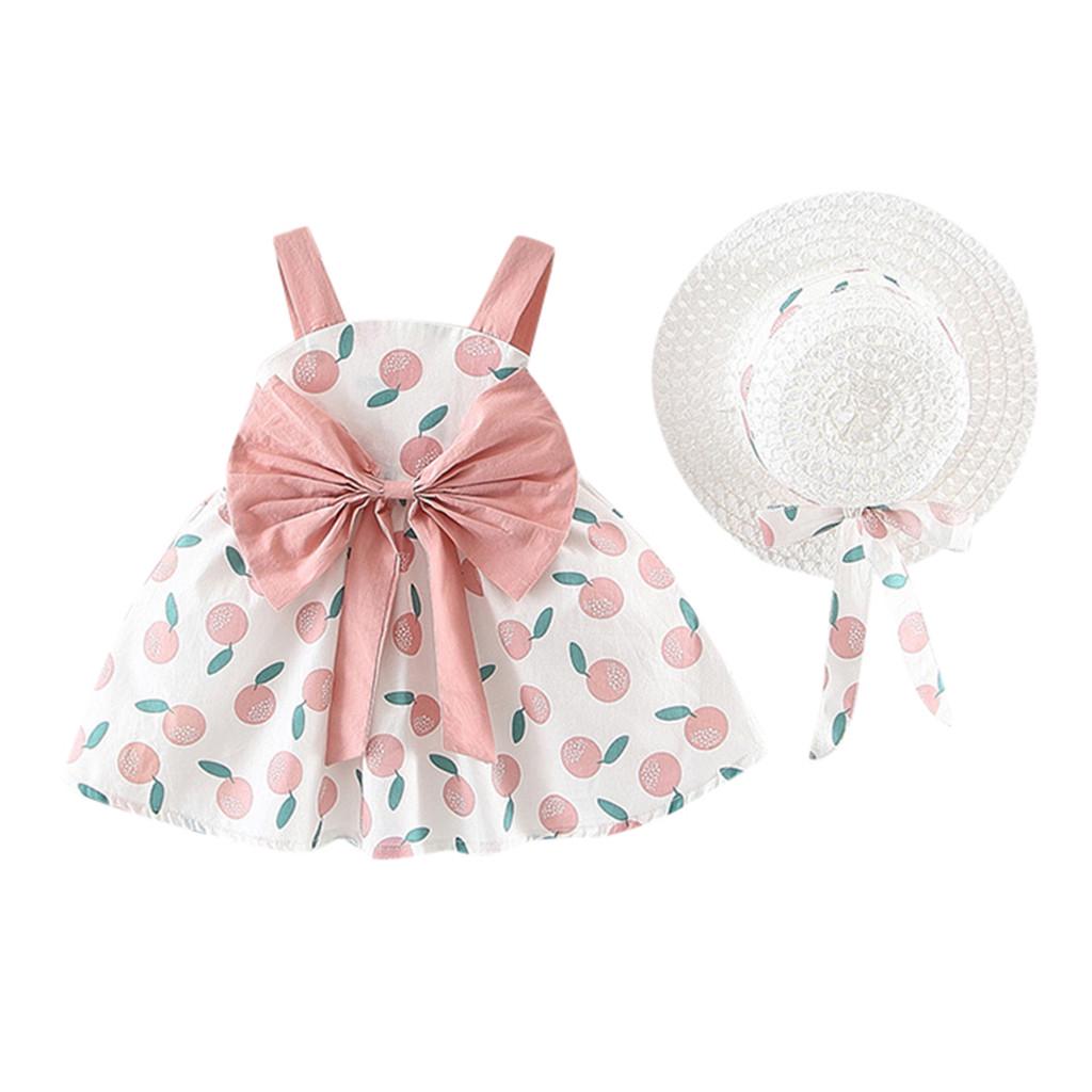 Infant Baby Girl Sleeveless Orange 