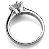Xiang'er 70-Point Diamond-Style Silver Ring, Six-Prong Setting, Women's Japanese/Korean Wedding Gift Style.