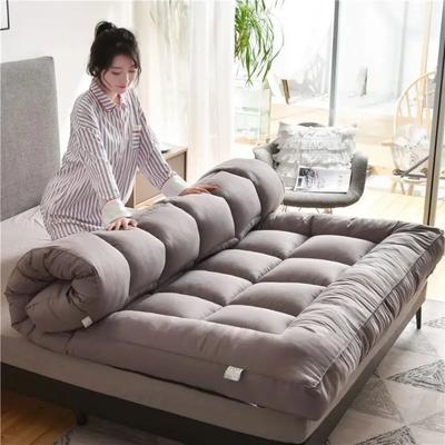 Colchón de Cama Plegable Suave Dormitorio de Estudiante Enrollable Piso Tatami Mat Adulto Amigable con la Piel Transpirable para Dormir Grueso Colchón de Cama