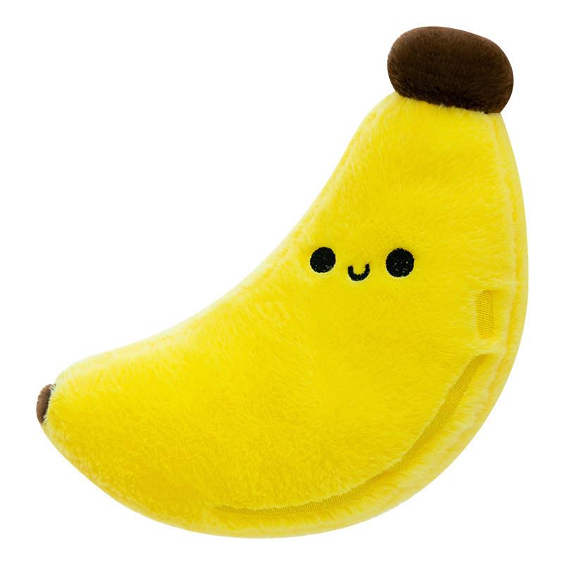 Plush Banana Toy With Soft Shortpile Fabric For Kids And Teens Playroom Decor
