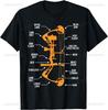 Anatomy of Archery Bow Hunting - Bowhunting T-Shirt Print Original Design Gifts T Shirts Unisex Summer Streetwear Tops Camiseta