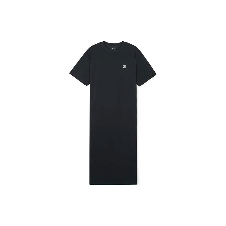 New MLB Short Sleeved Dress Women's Black 3FOPB0243-50BKS