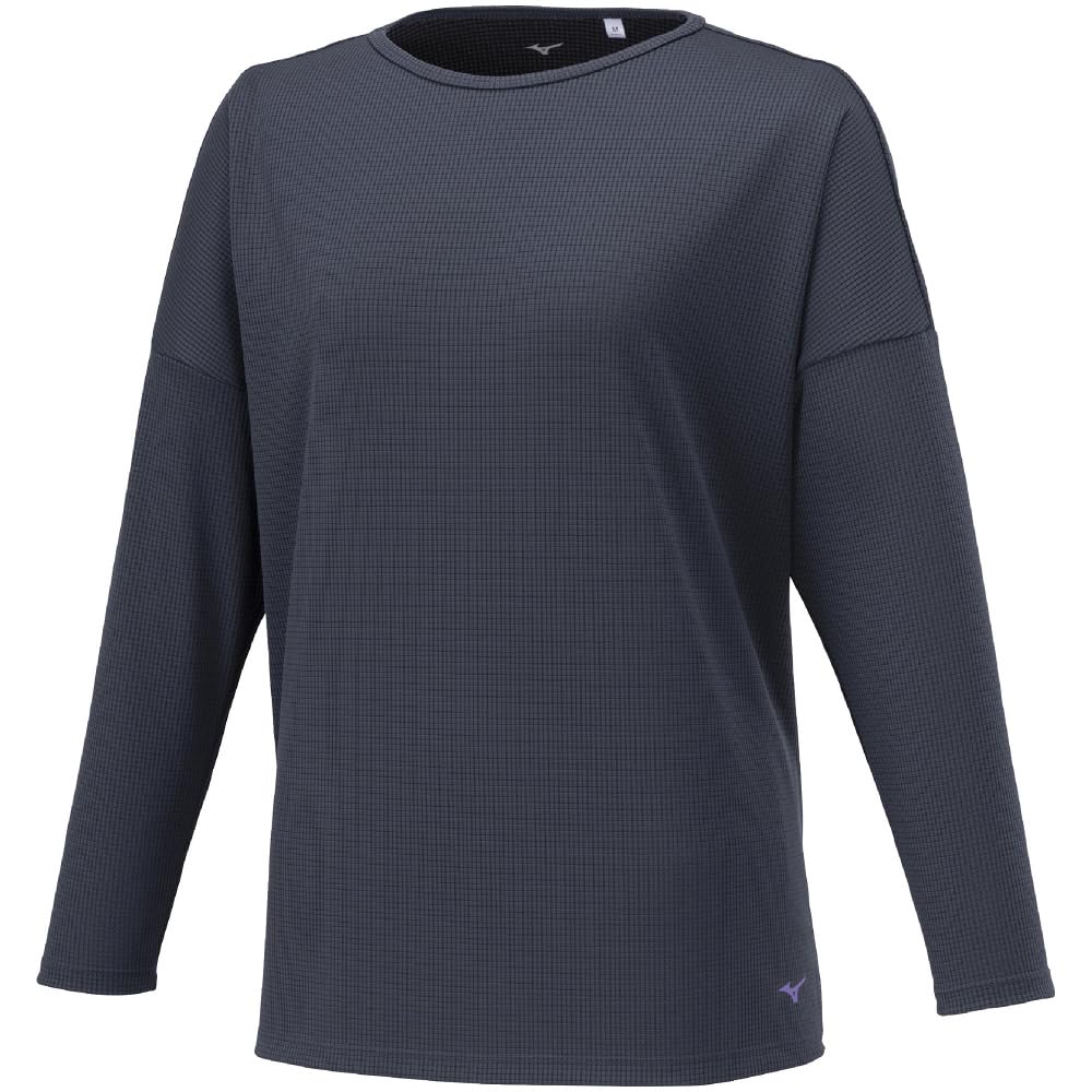 Mizuno Dry Aeroflow Training Highly Ombre Size 32MAA871 Women's T-Shirt, Breathable, Blue-Gray,