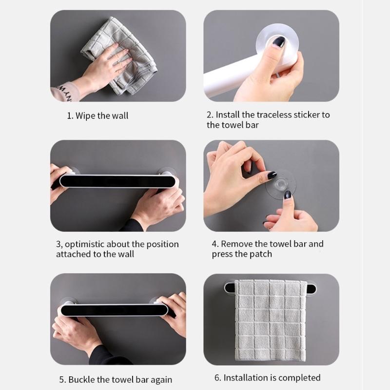 Hanging Towel Rack Wall Hanging Organizer Household Collection Hanger for Home Bedroom Closet Wardobe Clothes Organizer