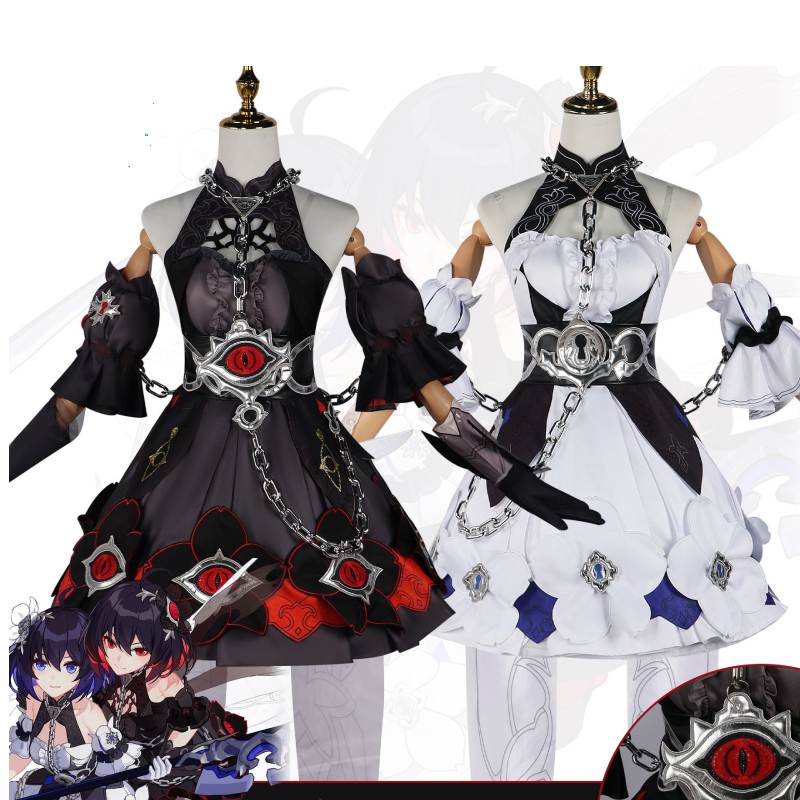 Honkai Impact Seele Vollerei Game Role Playing Costume Girl Clothes Set Props