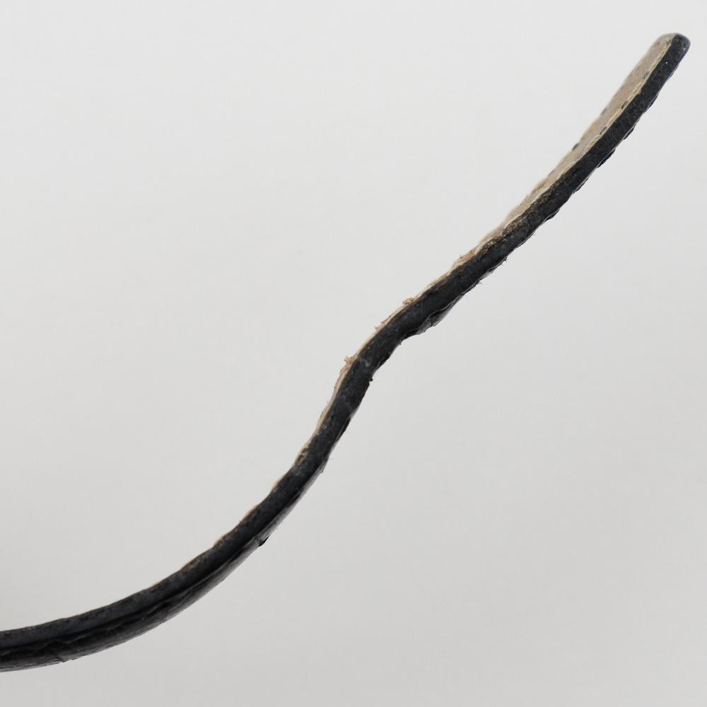 GUCCI Sherry Watches 2000L blackDial Plated Gold/leather Quartz Analog display Women Used