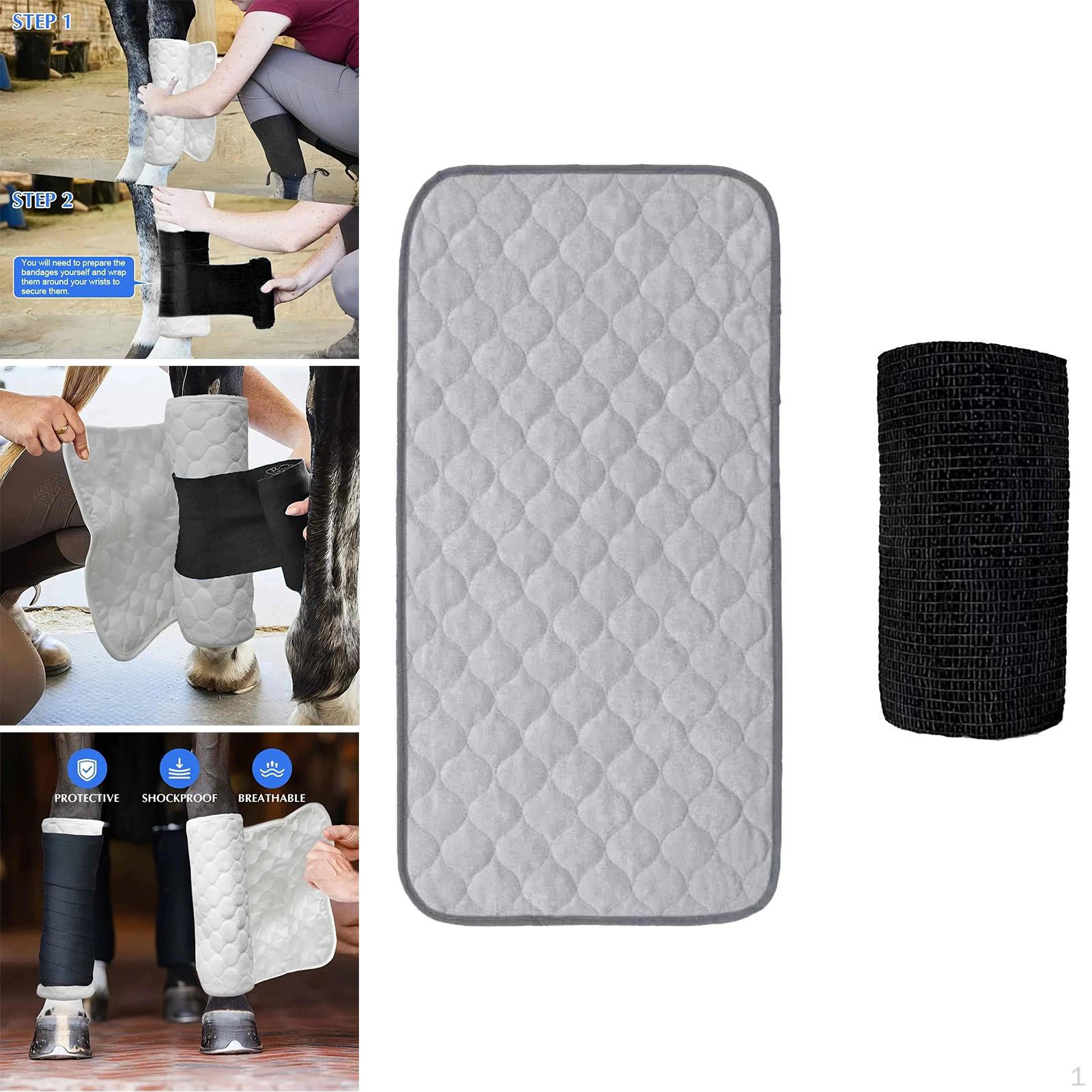 

Horse Standing Leg Wrap Tendon Boot Equestrian Equipment Show Jumping for Turnouts
