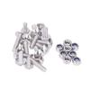 25PCS Motorcycle Mudguard Bolt Screw Nut Kit Stainless Steel 90149?06306 Replacement for Banshee