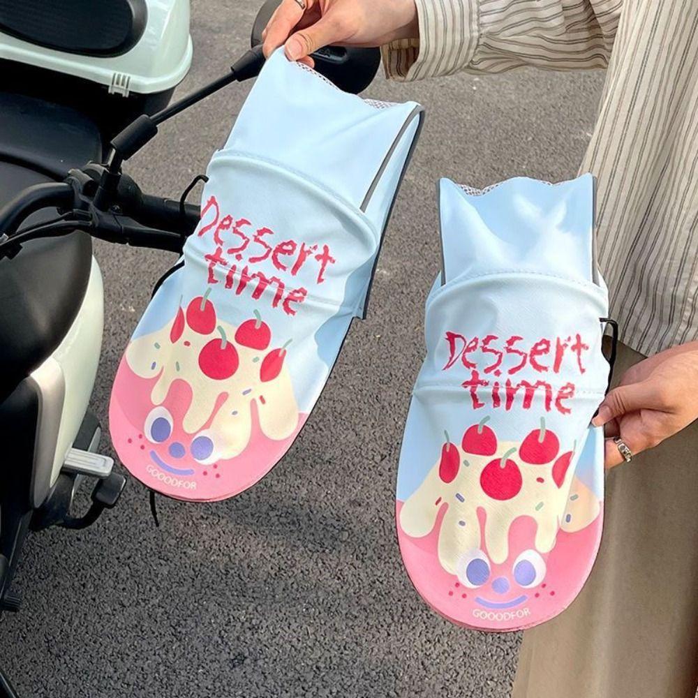 Sun Protection Electric Vehicle Grip Muffs 3D Design Scooter Sunshade Cover  Motorcycle