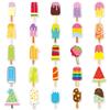 50pcs Cartoon Popsicle Graffiti Stickers for Summer DIY: Waterproof for Phones, Laptops, Journals, and Milk Tea Cups