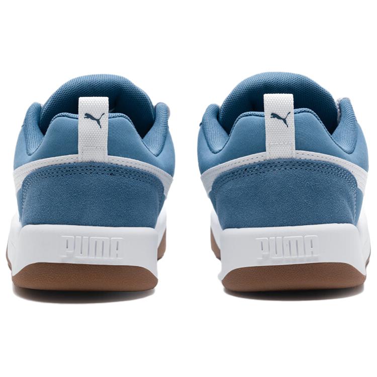 Puma Парк Лайфстайл Уличные Низкие Повседневные Кроссовки Сине-Белые Унисекс 397495-03
