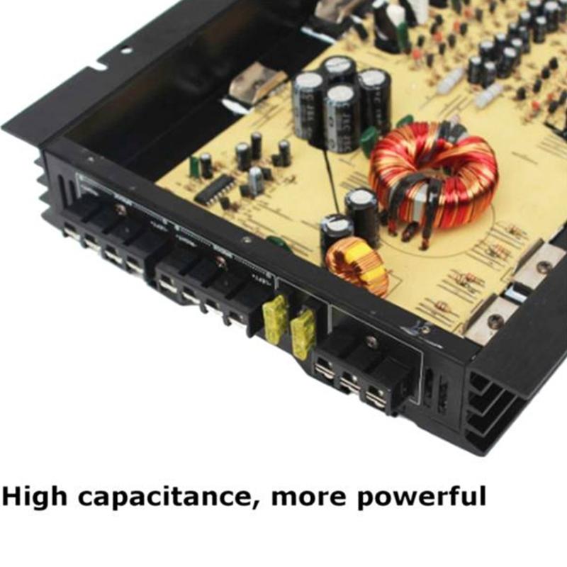 5800W Power AMP RMS Amplifier Car Subwoofer 4 Channel Amplifer High Power Car Bridgeable Amplifier