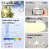 Ceiling Fan Light APP Remote Control Retractable Blades Fans with Light E27 Socket 4 Speed Dimmable Timing Bedroom Living Room