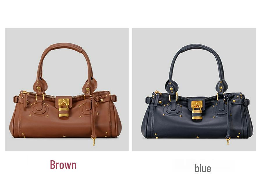 2025 Autumn-Winter Trendy Retro Women's Rivet Shoulder & Underarm Handbag