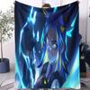 Kawaii Cute Anime Blankets Bed Sheets Fluffy Soft Skin Friendly Breathable AllSeason For Bedroom Sofa Kids Room Camping Nap Gift