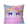 Cartoon-L-Lankybox Pillow Case Square Pillow Bedroom Sofa Leisure Comfort Cushion Car Living Room Home Decoration 40X40