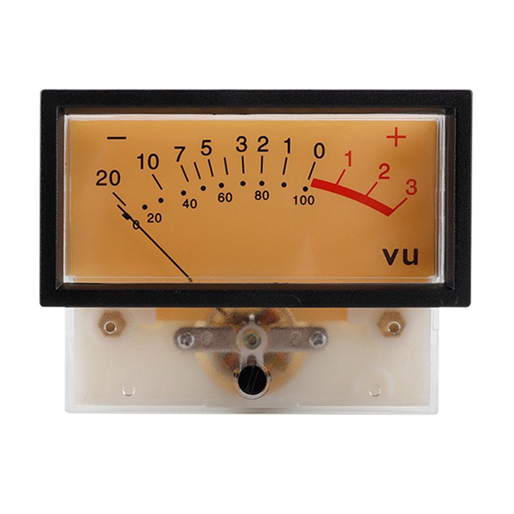High-precision VU-Ammeter Meter Power Discharge Flat Meter Mixer-Power Meter with Backlight-Audio Device Bike Accessory
